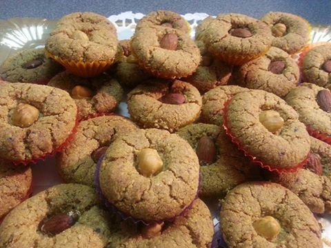 Nos recettes - PETITS SABLES AMANDES PISTACHES - Par Lily