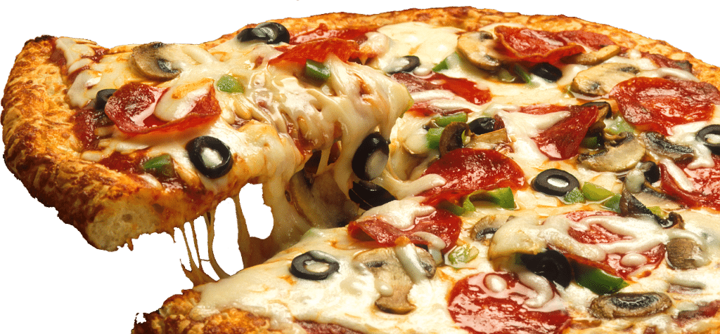 Pizza non cachère soldats