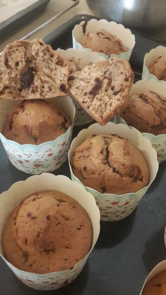 MUFFINS À L'ORANGE ET AUX PÉPITES DE CHOCOLAT - Par Ra'hel