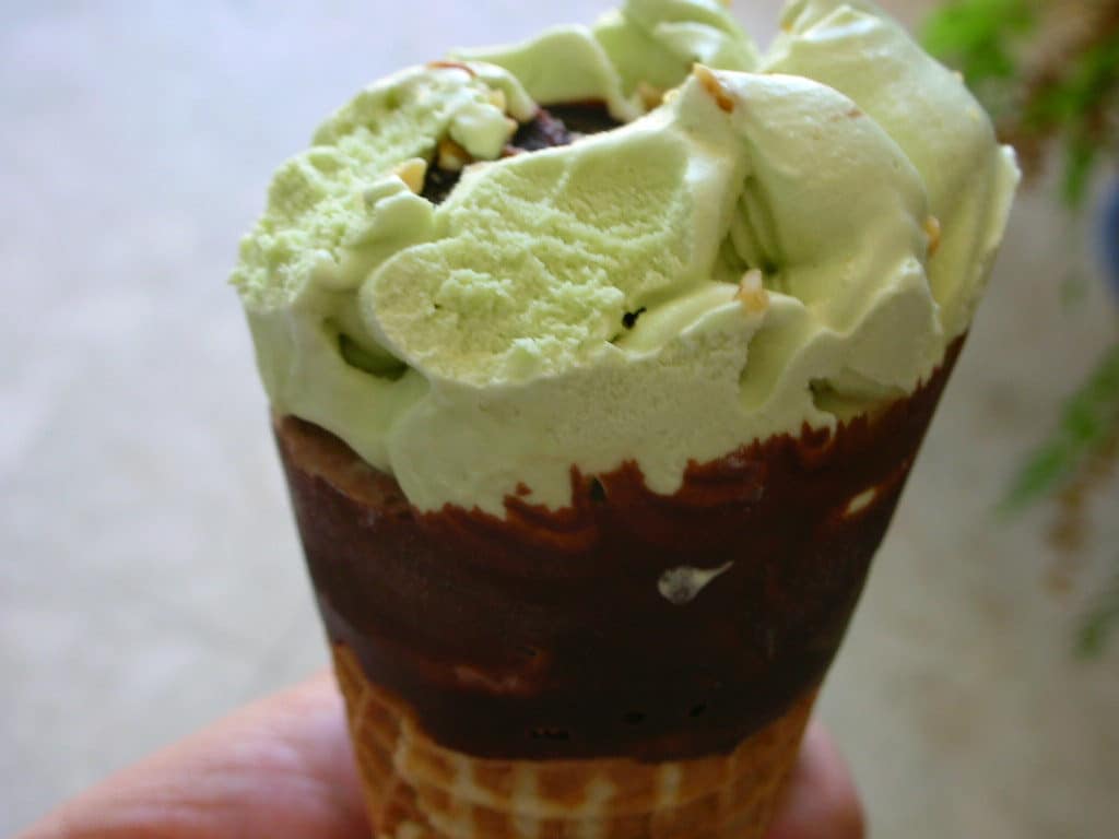glace en fin de repas