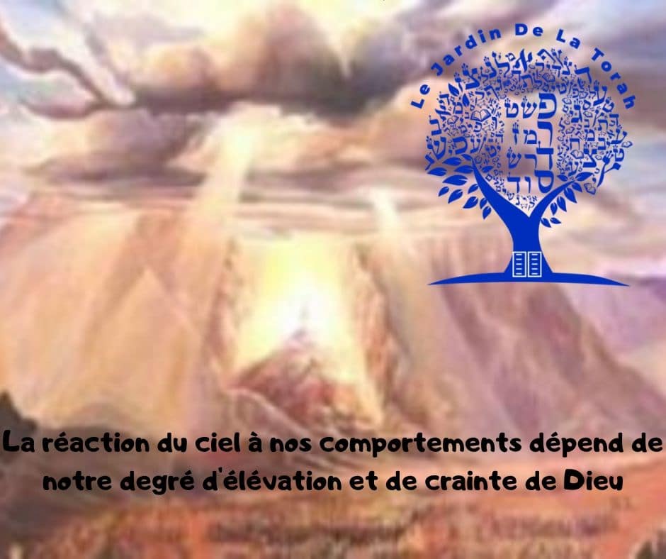 La réaction du ciel à nos comportements dépend de notre crainte de Dieu