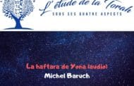 La haftara de Yona (Yom Kippour à Min'ha) - Michel Baruch