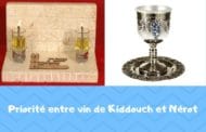 Priorité entre vin de Kiddouch et Nérot - Lois du Kiddouch - Yalkout Yossef