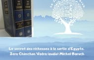 Le secret des richesses à la sortie d'Egypte. Zera Chimchon Vaéra