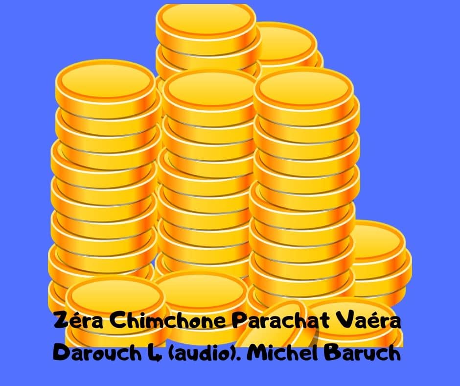 Zera Chimchone Parachat Vaéra Darouch 4 (audio) Michel Baruch