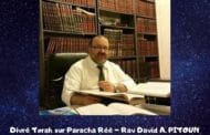 Divré Torah Paracha Réé - Rav David Pitoun