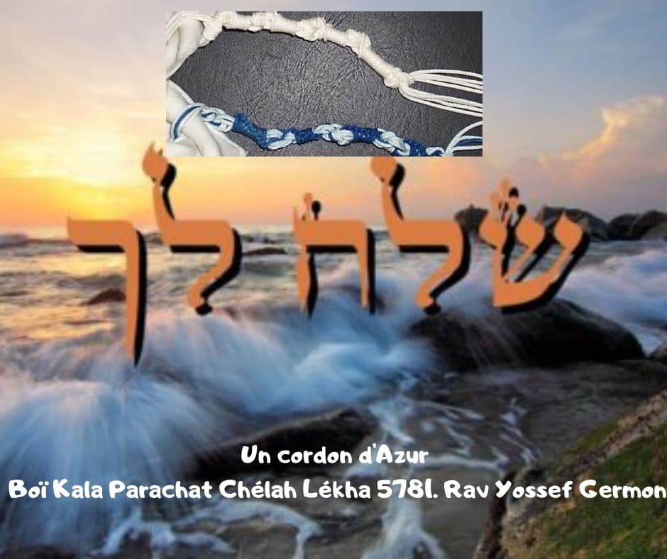 Un cordon d'Azur Boï Kala Chélah Lékha 5781. Rav Yossef Germon